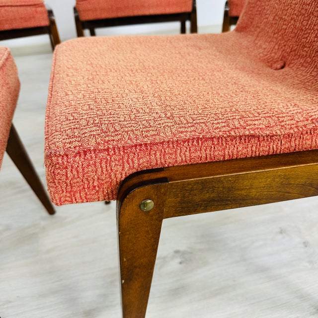 Wood Vintage Dining Chairs - Set of 6 For Sale - Image 7 of 9