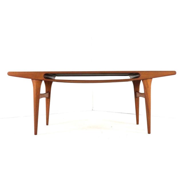 Contemporary Smile Coffee Table in Wood For Sale - Image 3 of 18