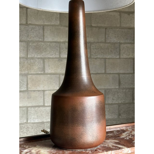 Lotte and Gunnar Bostlund 1960s Lotte and Gunnar Bostlund Monumental Table Lamp For Sale - Image 4 of 9