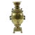 Antique Brass Russian Samovar 19th Century With Stamps For Sale