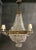 Large Vintage Crystal Chandelier, 1950s For Sale - Image 9 of 10