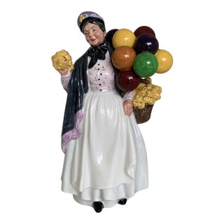 1940s Royal Doultin Biddy Penny Farthing Balloon Figure For Sale