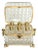 Mid 19th Century Antique Baccarat French Cut Crystal Perfume Box, Casket For Sale
