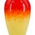 Signed Schneider Red to Yellow Art Glass Vase, French Art Deco 1920s For Sale In Las Vegas - Image 6 of 8