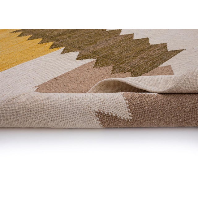 Early 21st Century Handwoven Wool Rug by Azele Studio For Sale - Image 5 of 9