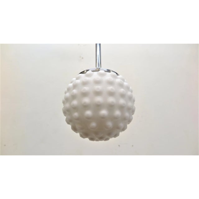 1970s 1970s Doria Leuchten Mid-Century Modern Snow Ball Pendant Lights - A Pair For Sale - Image 5 of 7