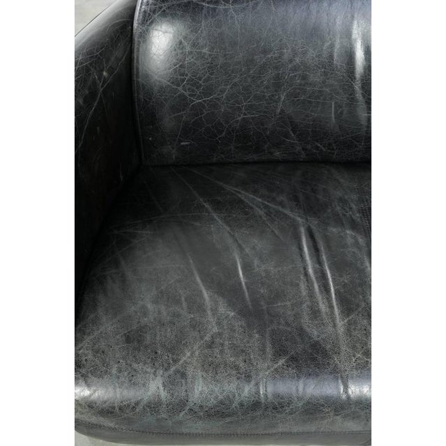 1950s Cowhide Leather 2-Seater Sofa from Aviator For Sale - Image 5 of 14