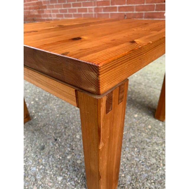 1970s Side Table in Pine in the Style of Roland Wihelmsson For Sale - Image 10 of 10