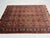 1990s Red Turkmen Philpa Wool Area Rug, Tribal Geometric Medallion Design For Sale - Image 5 of 17
