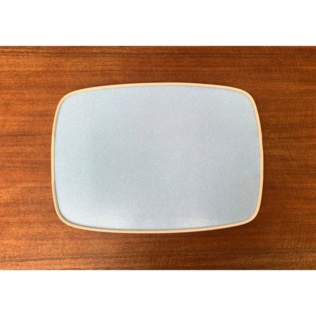 Mid-Century Plastic Blue & Pink Flip Tray, 1960s For Sale - Image 11 of 18