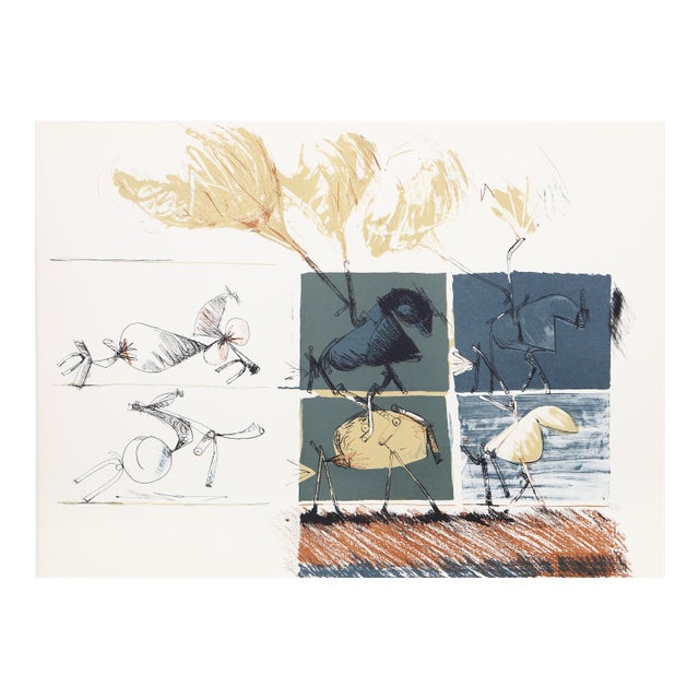 Horse Study, Signed Lithograph by Dimitri Petrov For Sale