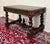Late 19th Century Antique French Henri II Style Writing Desk Barley Twist Carved Walnut 19th C For Sale - Image 5 of 18