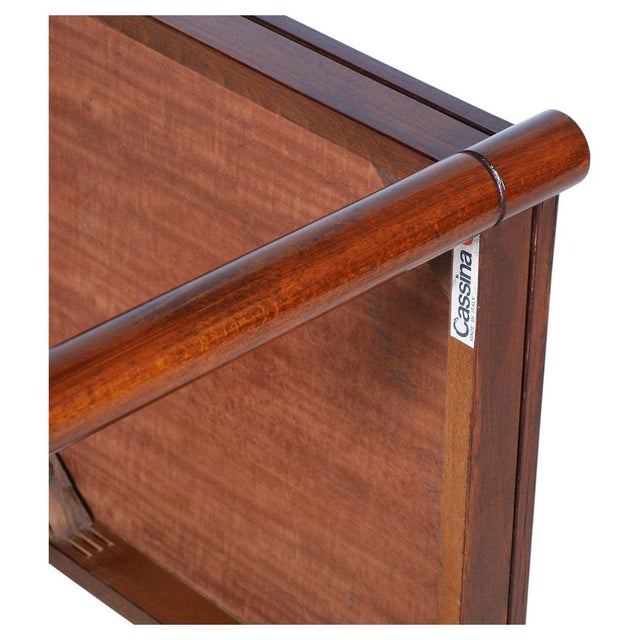 Wood Mid-Century Modern Coffee Table attributed to Afra and Tobia Scarpa for Cassina, 1960s For Sale - Image 7 of 8