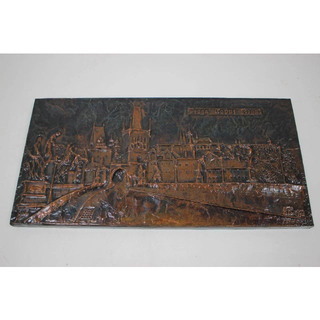 Mid-Century Wall Sculpture in Copper and Metal, 1972 For Sale - Image 3 of 18