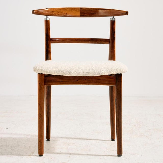 1960s Rosewood Model 465 Dining Chairs by Helge Sibast and Børge Rammerskov for Sibast, 1960s, Set of 6 For Sale - Image 5 of 18