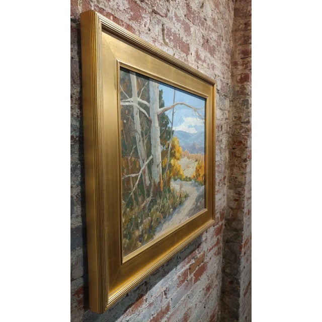 White Victor Matson "Sycamore Trees" California Plein Air Landscape Oil Painting For Sale - Image 8 of 10