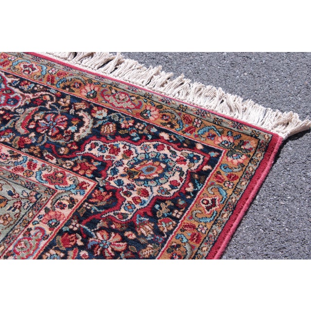 Traditional Karastan Medallion Multicolor Approx. 8’8” X 12’ Wool Rug For Sale - Image 3 of 16