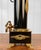 Antique French Empire Brass Urn Black Shade Table Lamp For Sale - Image 10 of 12