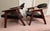 Adrian Pearsall 1960s Adrian Pearsall for Craft Associates 916-Cc Mid Century Modern Captains Chairs, a Pair For Sale - Image 4 of 12