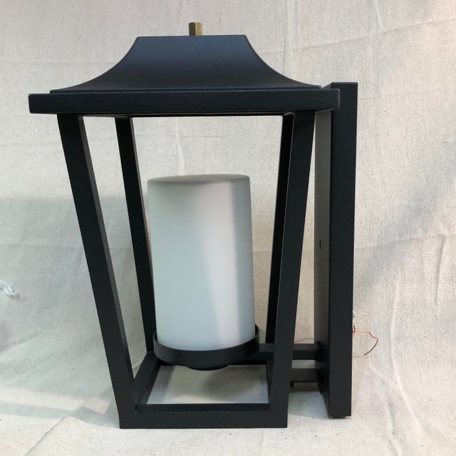 Hinkley Lighting Sullivan Outdoor Black Lantern Wall Sconce Chairish
