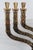 Jerusalem Seven Branch Brass Menorah Enamel Shields 12 Tribes of Israel 4504b For Sale - Image 13 of 14