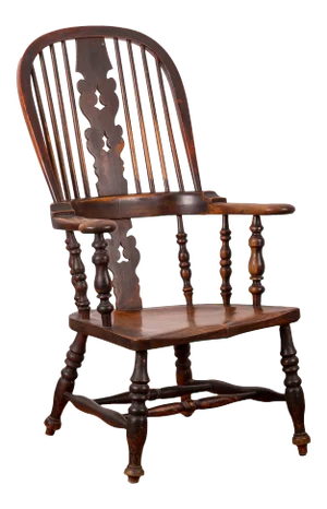 English Broad Arm Windsor Chair