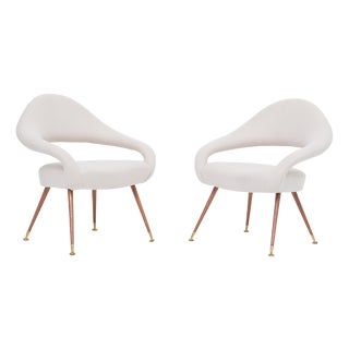 Set of Italian Model DU 55 P Armchairs by Gastone Rinaldi from Rima, 1960s For Sale