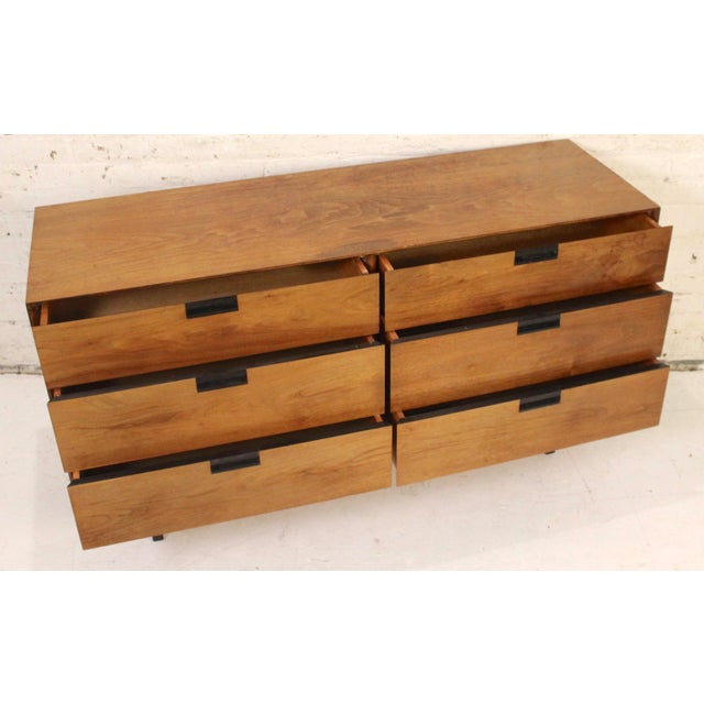 Mid 20th Century Mid-Century Walnut Dresser Designed by Milo Baughman for Directional Furniture, Attributed For Sale - Image 5 of 15