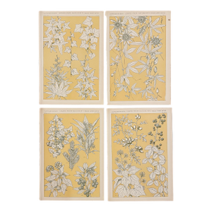 Set of Four Leaves From Nature Chromolithographs From Grammar of Ornament by Owen Jones