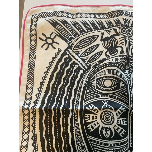 1980s Zimbabwe Africa Tribal Pillow Cover For Sale - Image 5 of 12