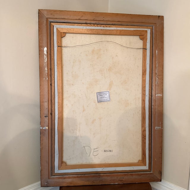 Peter Keil Original Abstract Portrait Painting, Framed For Sale - Image 9 of 9