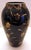 Black Brilliant Elegant Black Porcelain Italian Vase & Gilt Design by Tognana Porcellane – 10.5” For Sale - Image 8 of 8