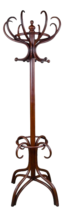 Large Early 20th Century Parrot Coat Rack in Bent Beechwood in the style of Thonet