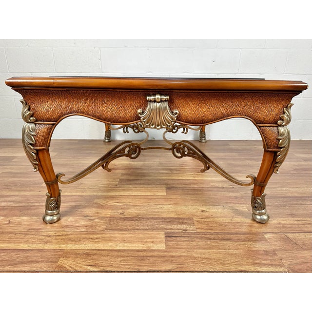 Brown Thomasville Safari Kilimanjaro Collection Occasional Coffee Table For Sale - Image 8 of 11