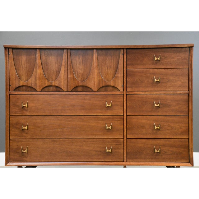 Refinished Broyhill Brasilia Magna Dresser Credenza For Sale - Image 9 of 12