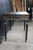 Vintage Chinoiserie Black Lacquered Floral Bird Writing Desk Library Table 35" For Sale - Image 12 of 18