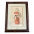 C-1896 British Caricature Vanity Fair Chromolithograph of Mr Justice Grantham Red Robe Judge. .Framed For Sale
