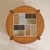 French Elm + Ceramic Round Coffee Table by Maison Regain, 1960s For Sale - Image 4 of 11