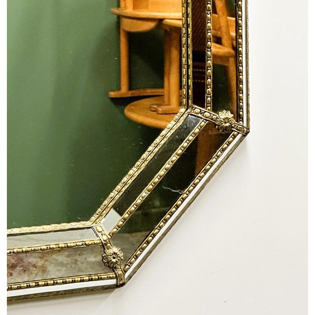Vintage Spanish Neoclassical Wall Mirror, 1980s For Sale - Image 4 of 9