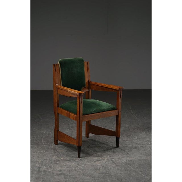 Amsterdam School Desk Chair, 1920s For Sale - Image 14 of 15