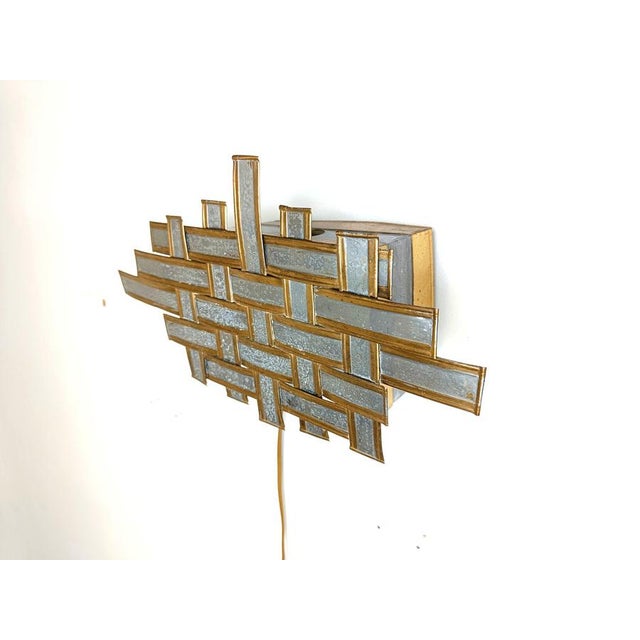 Vintage Brutalist Wall Lamp, 1970s For Sale - Image 4 of 9