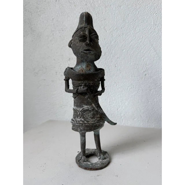 Bronze Statuette, Nigeria, 1970s For Sale - Image 18 of 18