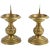18th/19th Century Flemish/German Brass Pricket Candle Holders - a Pair For Sale