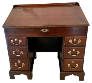 Antique Mahogany and Oak Desk