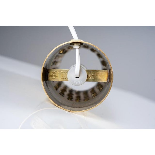 Mid-Century Swedish Table Lamp attributed to Pierre Forsell for Skultuna, 1960s For Sale - Image 10 of 14
