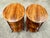 1960s French Walnut Oval Side Tables For Sale - Image 4 of 6