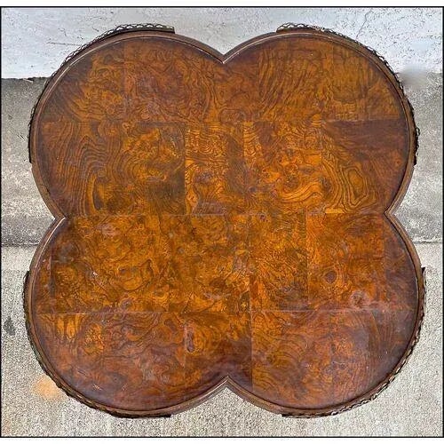 Antique Quatrefoil Coffee Table For Sale - Image 4 of 8