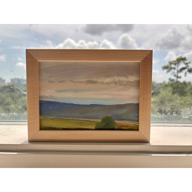 French 2025 “Paysage, Mont Ventoux” Julian Merrow Original Oil Painting, Framed For Sale - Image 3 of 8