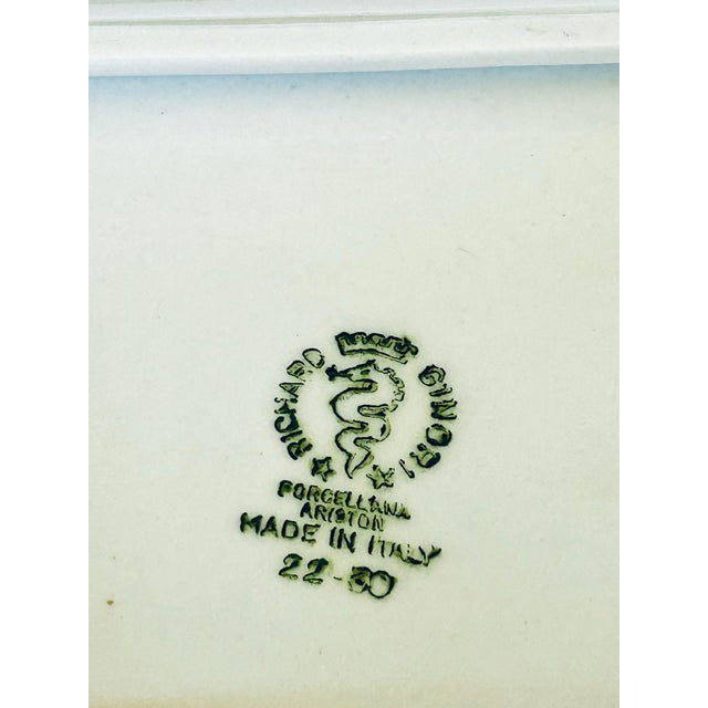 Richard Ginori Napoli Grand Hotel Vesuvio Souvenir Catchall/Ashtray by Ginori For Sale - Image 4 of 5