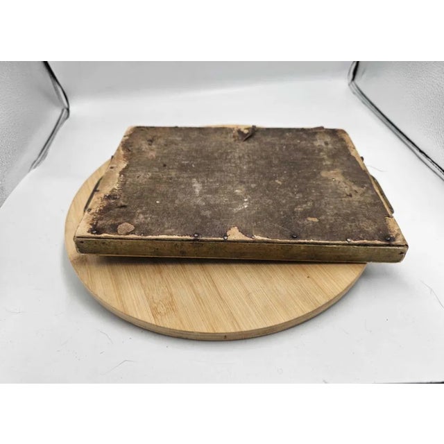 Wooden Tray with Cigar Bands, 1890s For Sale - Image 6 of 9